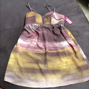 Purple multicolor sun dress